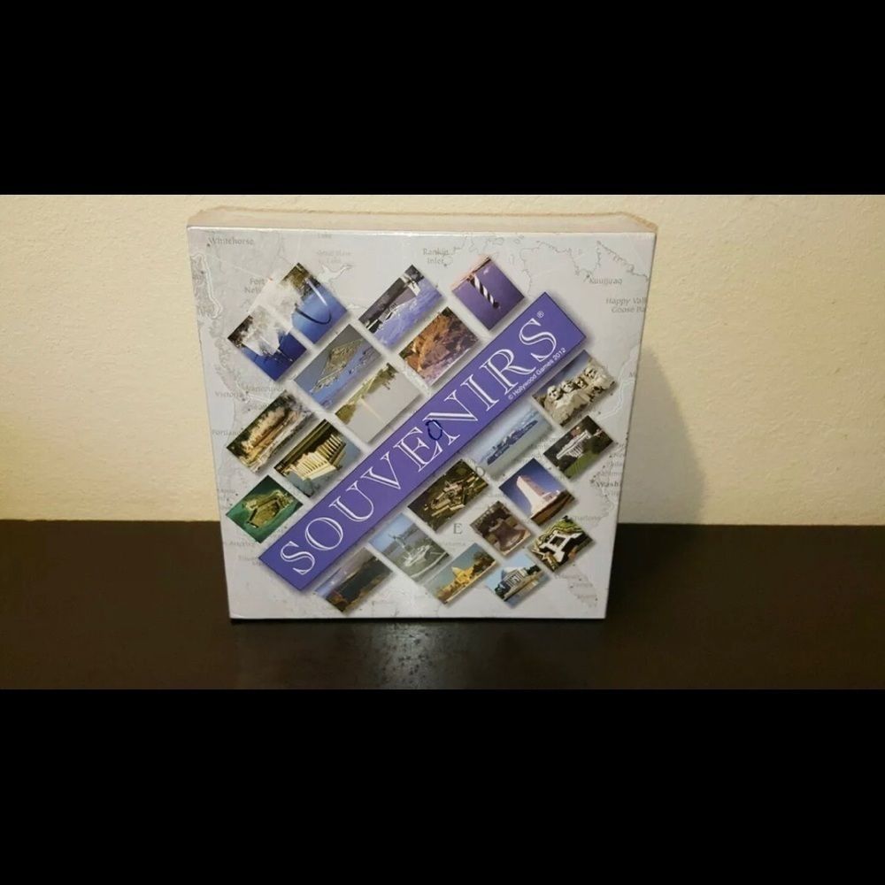 Souvenirs Trivia Board Game 2012 Hollywood Games (NEW SEALED) With Sand Timer